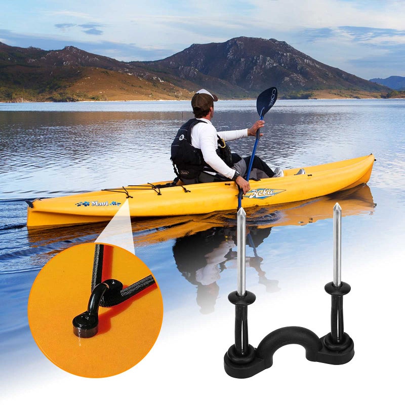 CLIO 10 Pcs Kayak Pad Eyes Kit with 20 Tri-Grip Rivet Kit for Kayaks - Image 2